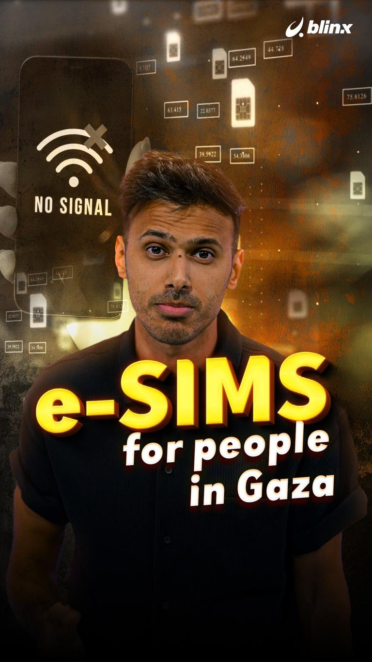 e-Sims for people in Gaza