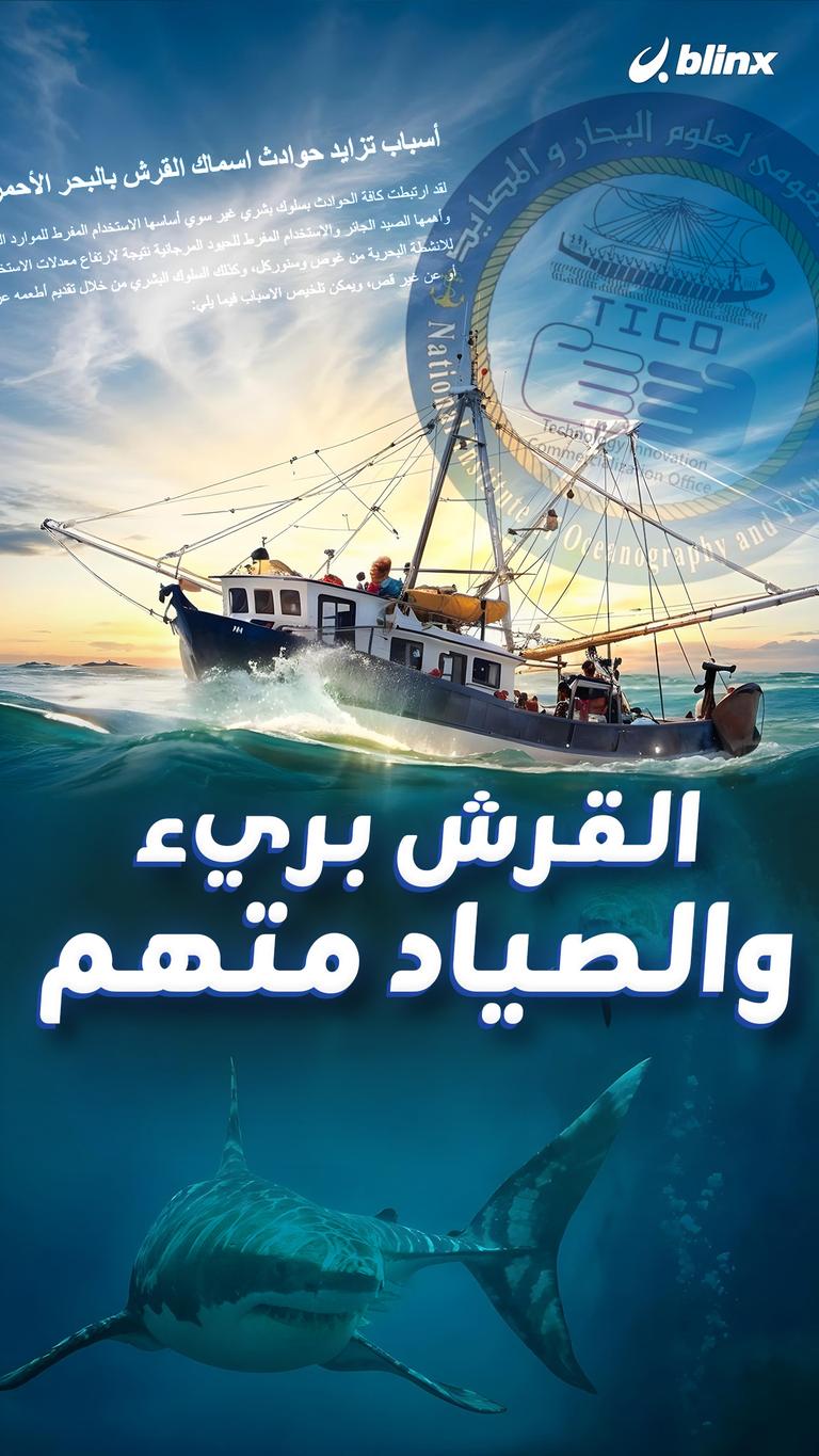 القرش بريء والصياد متهم