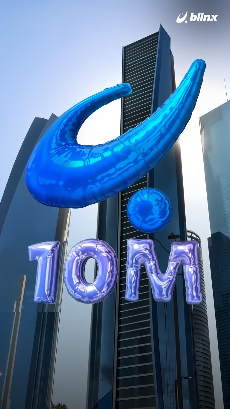 10 مليون متابع لحسابات بلينكس