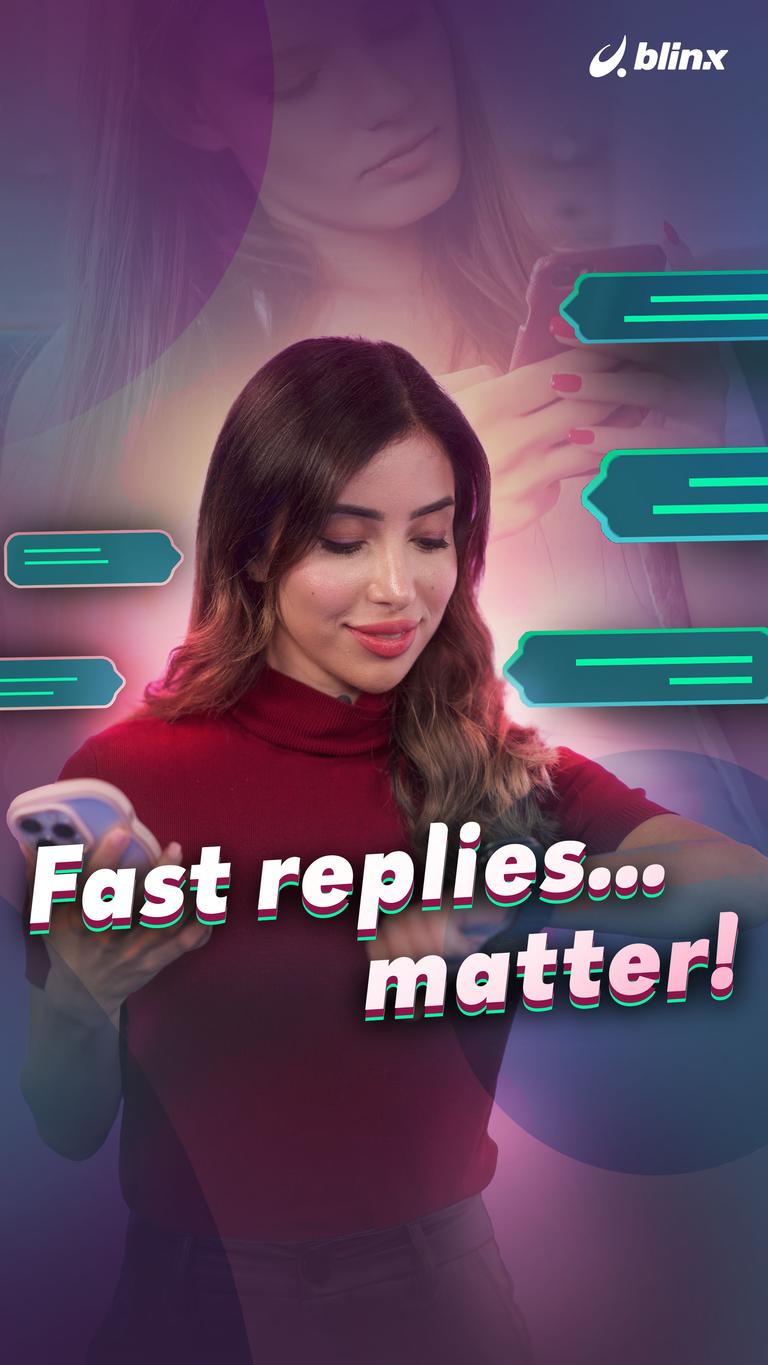 !Fast replies...matter